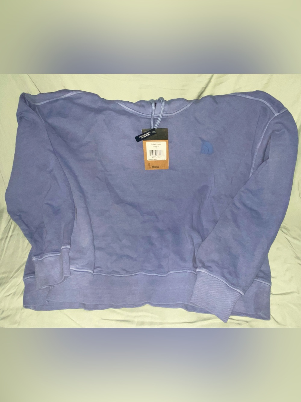 North Face Women’s Light Purple/Blue Hoodie XXL